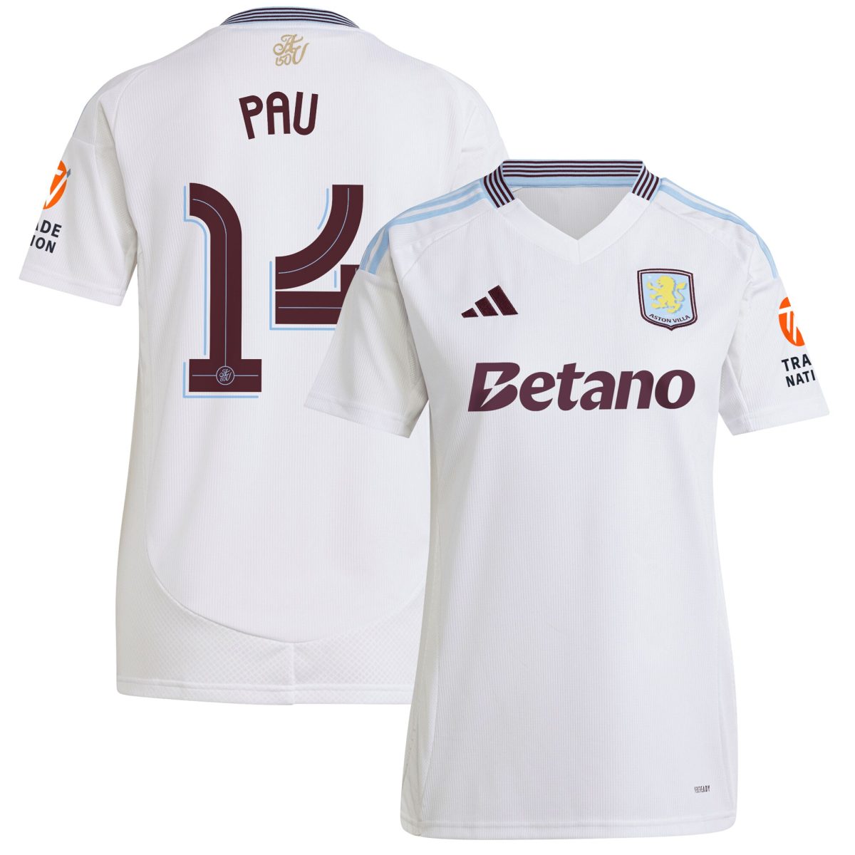 Explore the aston villa adidas away shirt 2024-25 – womens with pau 14 cup printing Collection of Aston Villa jerseys. Authentic, high-quality football shirts for every supporter, available worldwide.