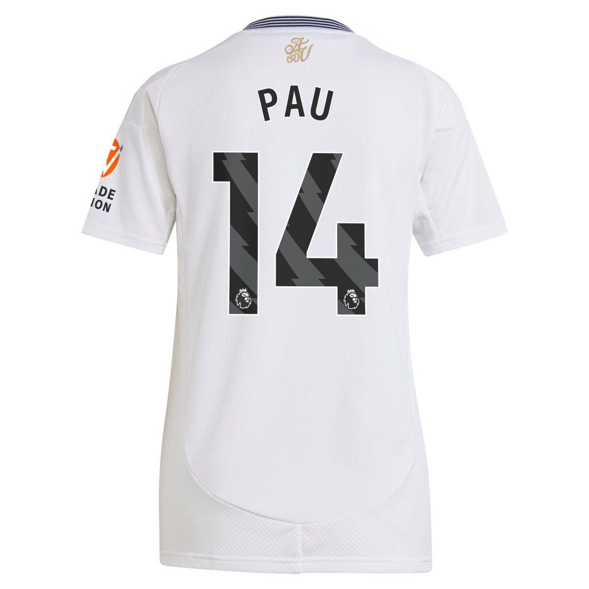 Explore the aston villa adidas away shirt 2024-25 – womens with pau 14 printing Collection of Aston Villa jerseys. Authentic, high-quality football shirts for every supporter, available worldwide.