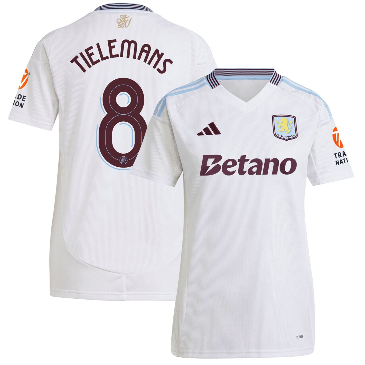 Explore the aston villa adidas away shirt 2024-25 – womens with tielemans 8 cup printing Collection of Aston Villa jerseys. Authentic, high-quality football shirts for every supporter, available worldwide.