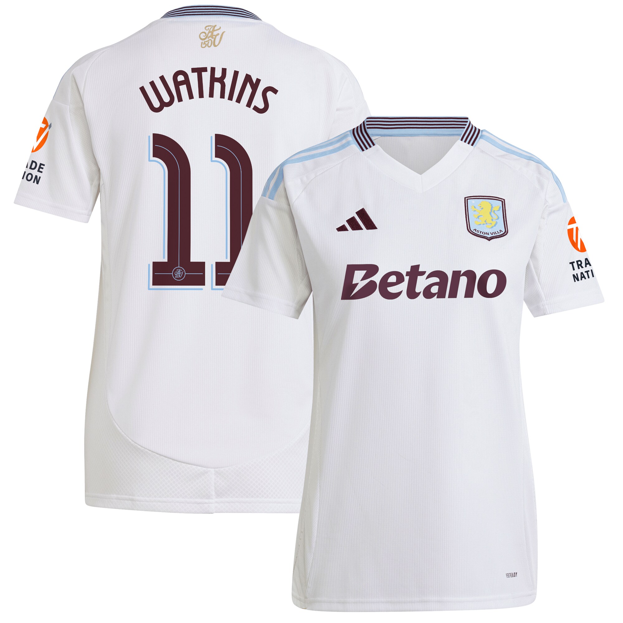 Explore the aston villa adidas away shirt 2024-25 – womens with watkins 11 cup printing Collection of Aston Villa jerseys. Authentic, high-quality football shirts for every supporter, available worldwide.