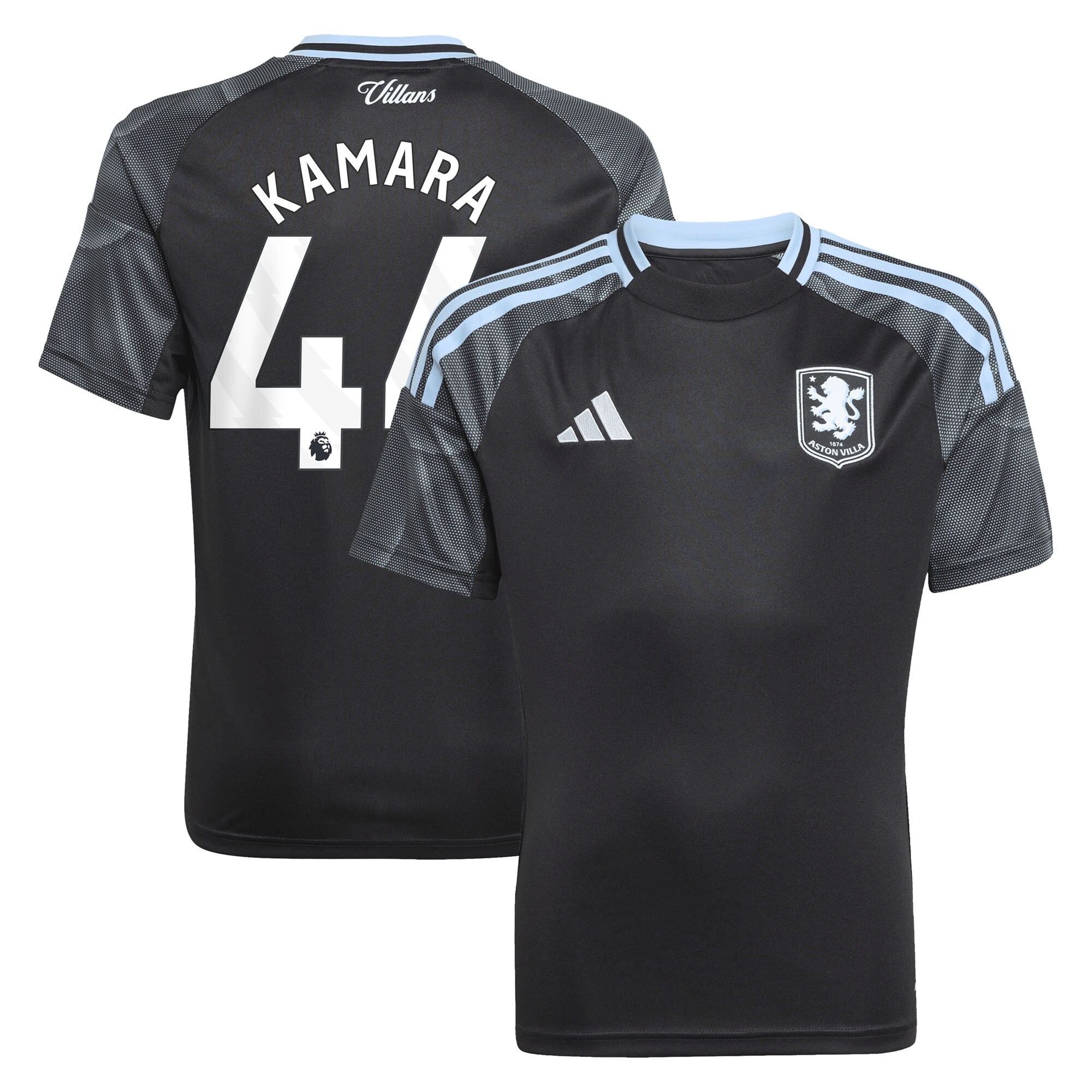 Explore the aston villa adidas away shirt 2025-26 – kids with kamara 44 printing Collection of Aston Villa jerseys. Authentic, high-quality football shirts for every supporter, available worldwide.