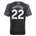 Explore the aston villa adidas away shirt 2025-26 – kids with maatsen 22 printing Collection of Aston Villa jerseys. Authentic, high-quality football shirts for every supporter, available worldwide.