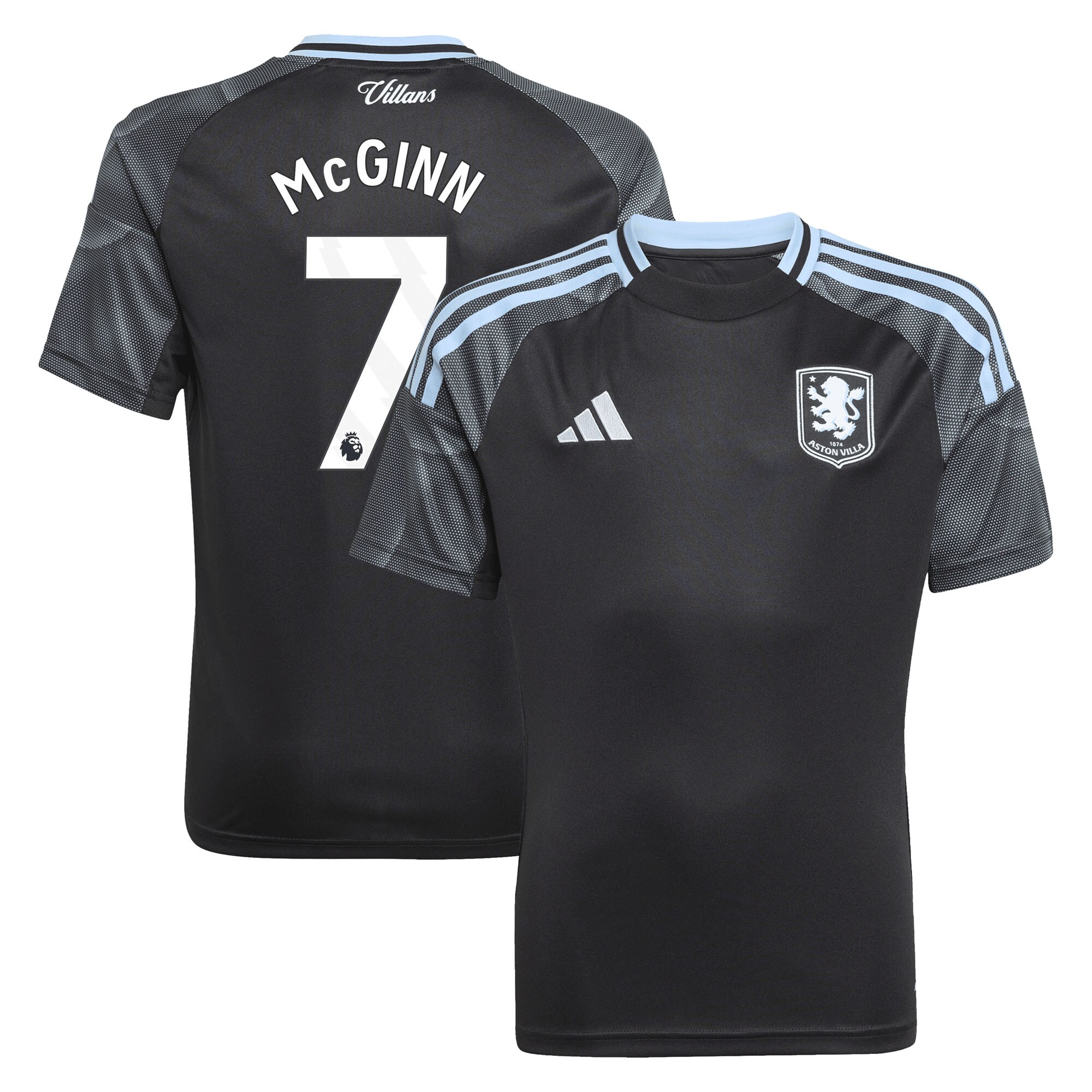 Explore the aston villa adidas away shirt 2025-26 – kids with mcginn 7 printing Collection of Aston Villa jerseys. Authentic, high-quality football shirts for every supporter, available worldwide.