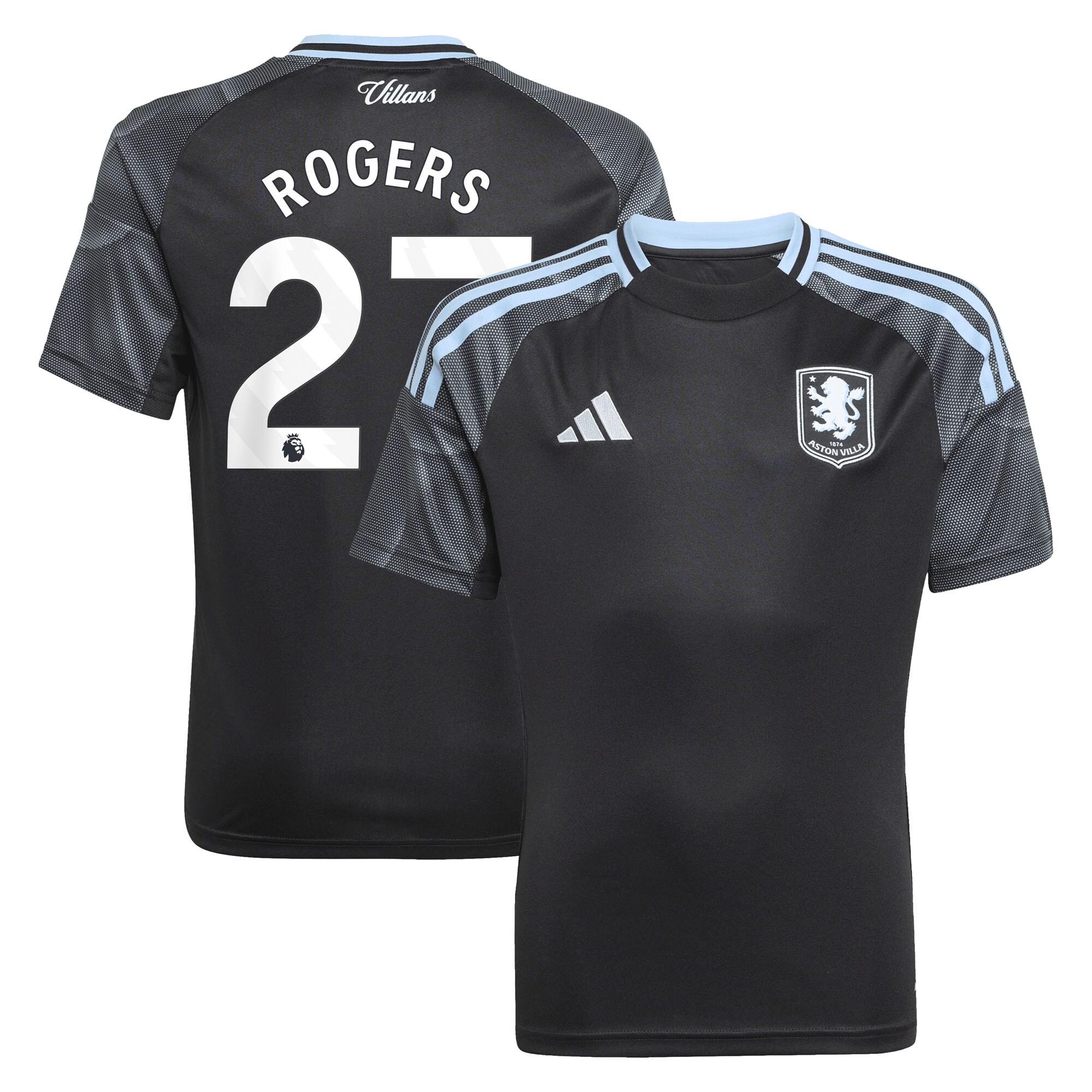 Explore the aston villa adidas away shirt 2025-26 – kids with rogers 27 printing Collection of Aston Villa jerseys. Authentic, high-quality football shirts for every supporter, available worldwide.