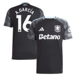 Explore the aston villa adidas away shirt 2025-26 with a.garcía 16 printing Collection of Aston Villa jerseys. Authentic, high-quality football shirts for every supporter, available worldwide.