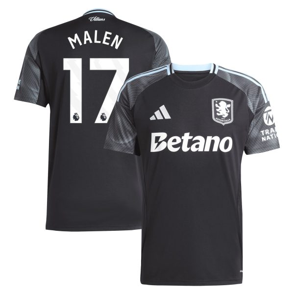 Explore the aston villa adidas away shirt 2025-26 with malen 17 printing Collection of Aston Villa jerseys. Authentic, high-quality football shirts for every supporter, available worldwide.
