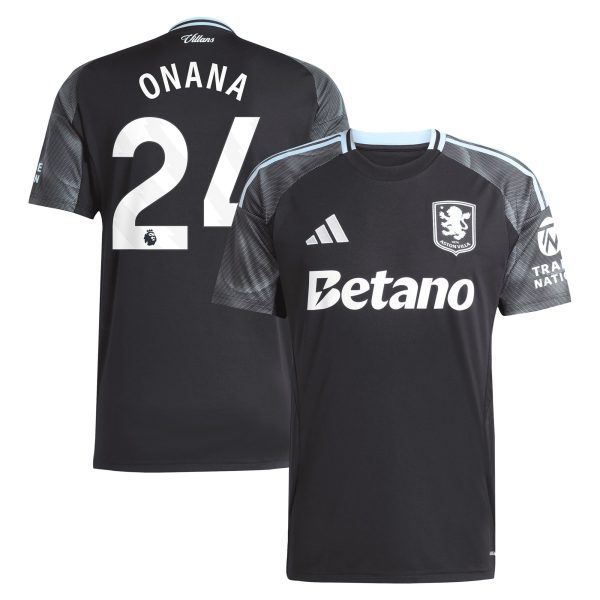Explore the aston villa adidas away shirt 2025-26 with onana 24 printing Collection of Aston Villa jerseys. Authentic, high-quality football shirts for every supporter, available worldwide.