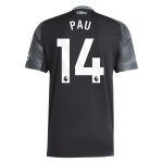 Explore the aston villa adidas away shirt 2025-26 with pau 14 printing Collection of Aston Villa jerseys. Authentic, high-quality football shirts for every supporter, available worldwide.