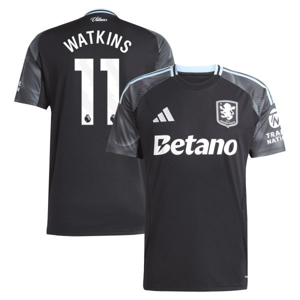 Explore the aston villa adidas away shirt 2025-26 with watkins 11 printing Collection of Aston Villa jerseys. Authentic, high-quality football shirts for every supporter, available worldwide.