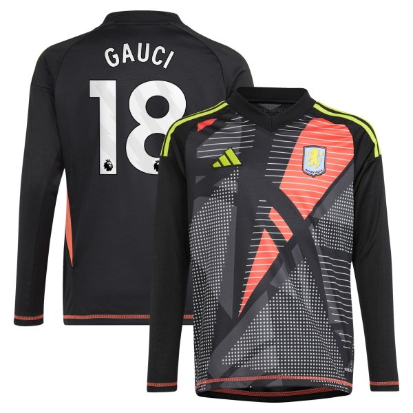 Explore the aston villa adidas goalkeeper shirt 2024-25 – long sleeve – kids with gauci 18 printing – 202029323 Collection of Aston Villa jerseys. Authentic, high-quality football shirts for every supporter, available worldwide.