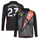 Explore the aston villa adidas goalkeeper shirt 2024-25 – long sleeve – kids with martinez 23 printing – 202029325 Collection of Aston Villa jerseys. Authentic, high-quality football shirts for every supporter, available worldwide.