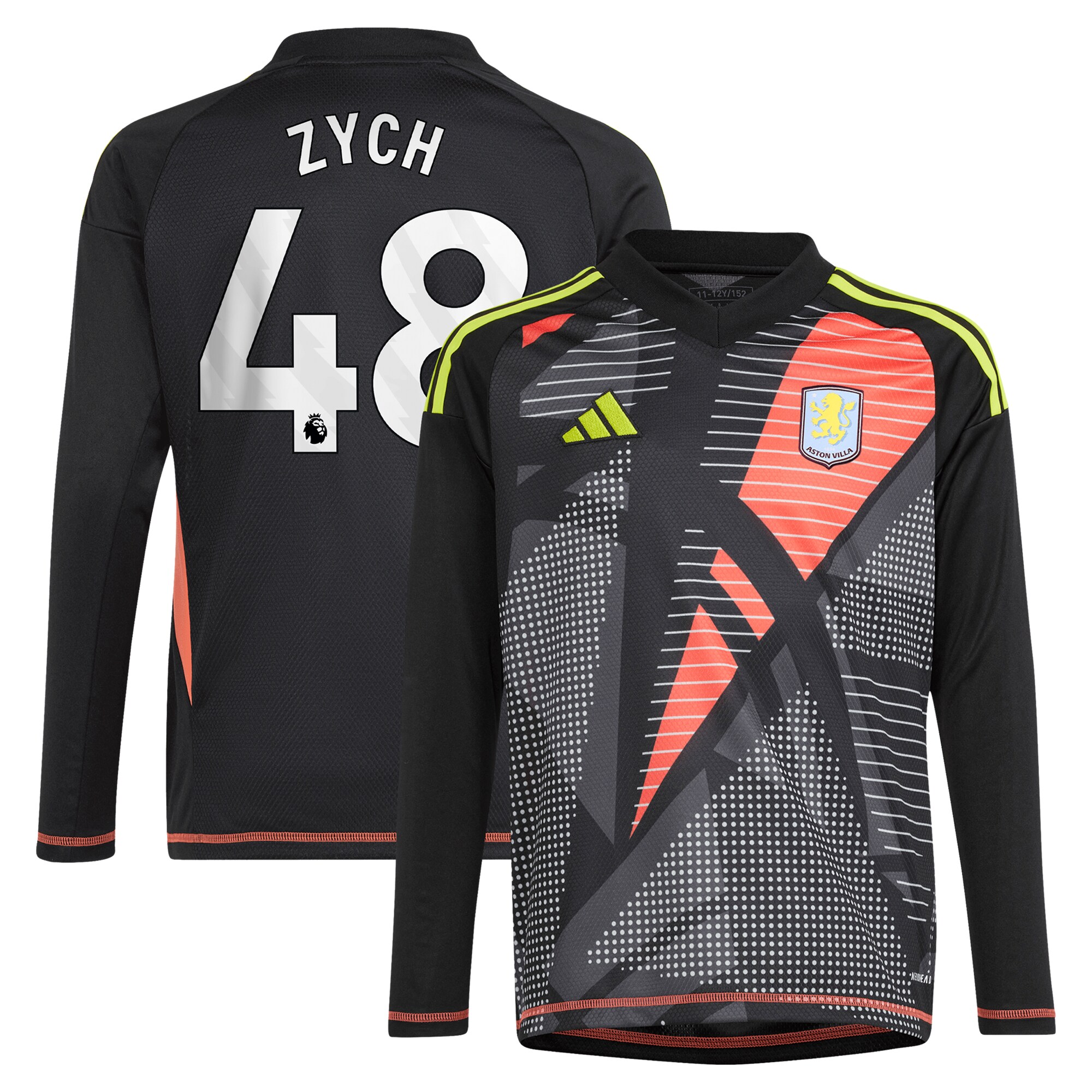 Explore the aston villa adidas goalkeeper shirt 2024-25 – long sleeve – kids with zych 48 printing – 202153091 Collection of Aston Villa jerseys. Authentic, high-quality football shirts for every supporter, available worldwide.