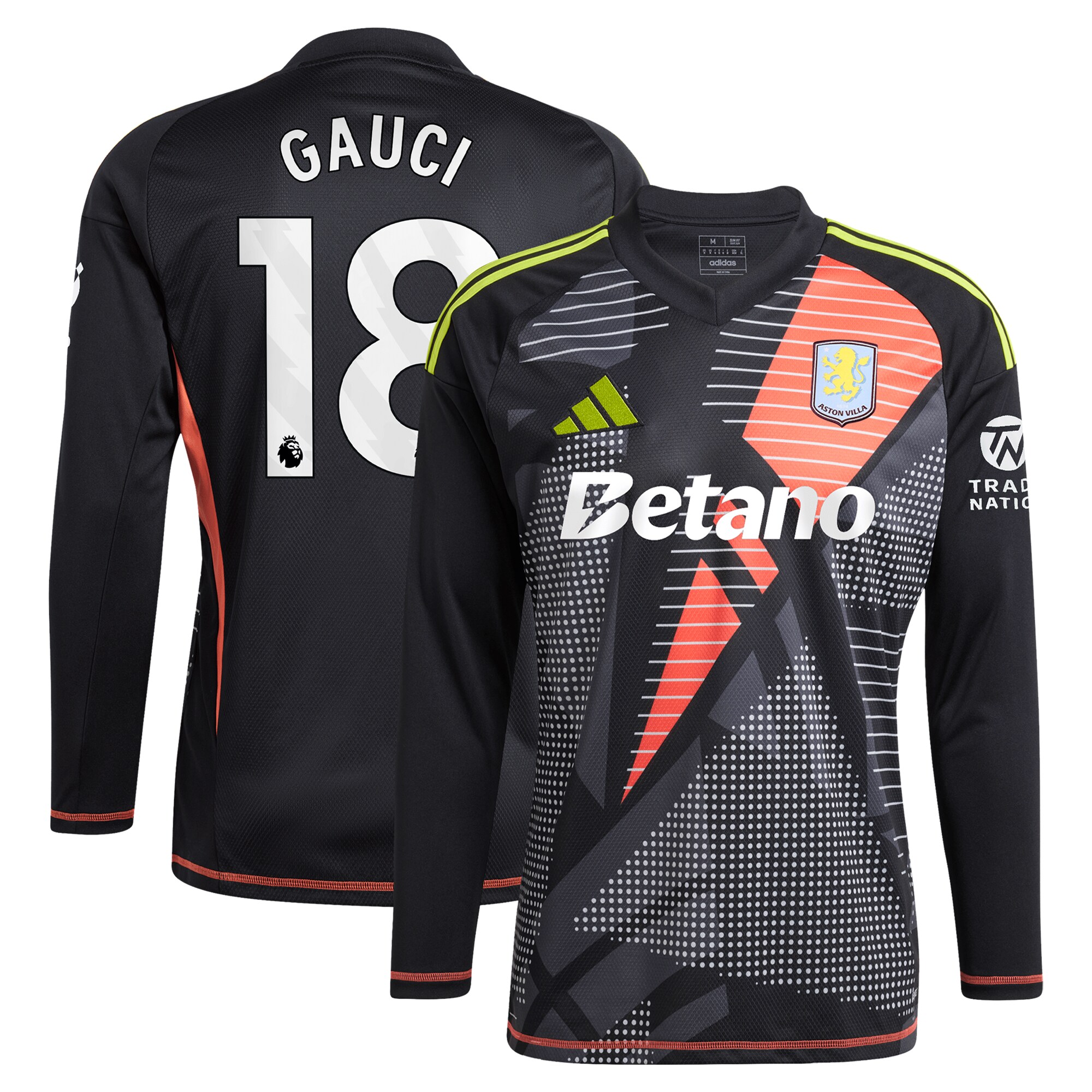 Explore the aston villa adidas goalkeeper shirt 2024-25 – long sleeve with gauci 18 printing – 202028940 Collection of Aston Villa jerseys. Authentic, high-quality football shirts for every supporter, available worldwide.