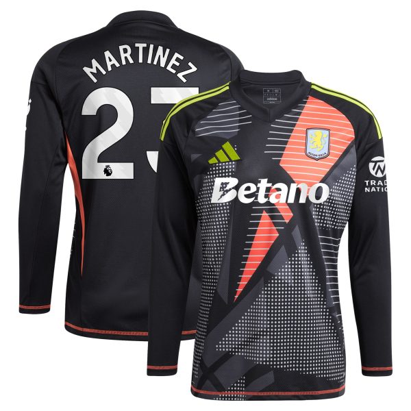 Explore the aston villa adidas goalkeeper shirt 2024-25 – long sleeve with martinez 23 printing – 202028938 Collection of Aston Villa jerseys. Authentic, high-quality football shirts for every supporter, available worldwide.