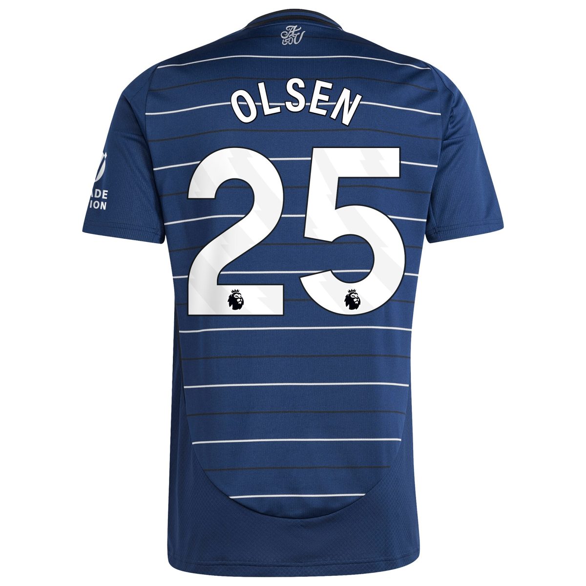 Explore the aston villa adidas goalkeeper shirt 2024-25 – long sleeve with olsen 25 printing – 202030975 Collection of Aston Villa jerseys. Authentic, high-quality football shirts for every supporter, available worldwide.