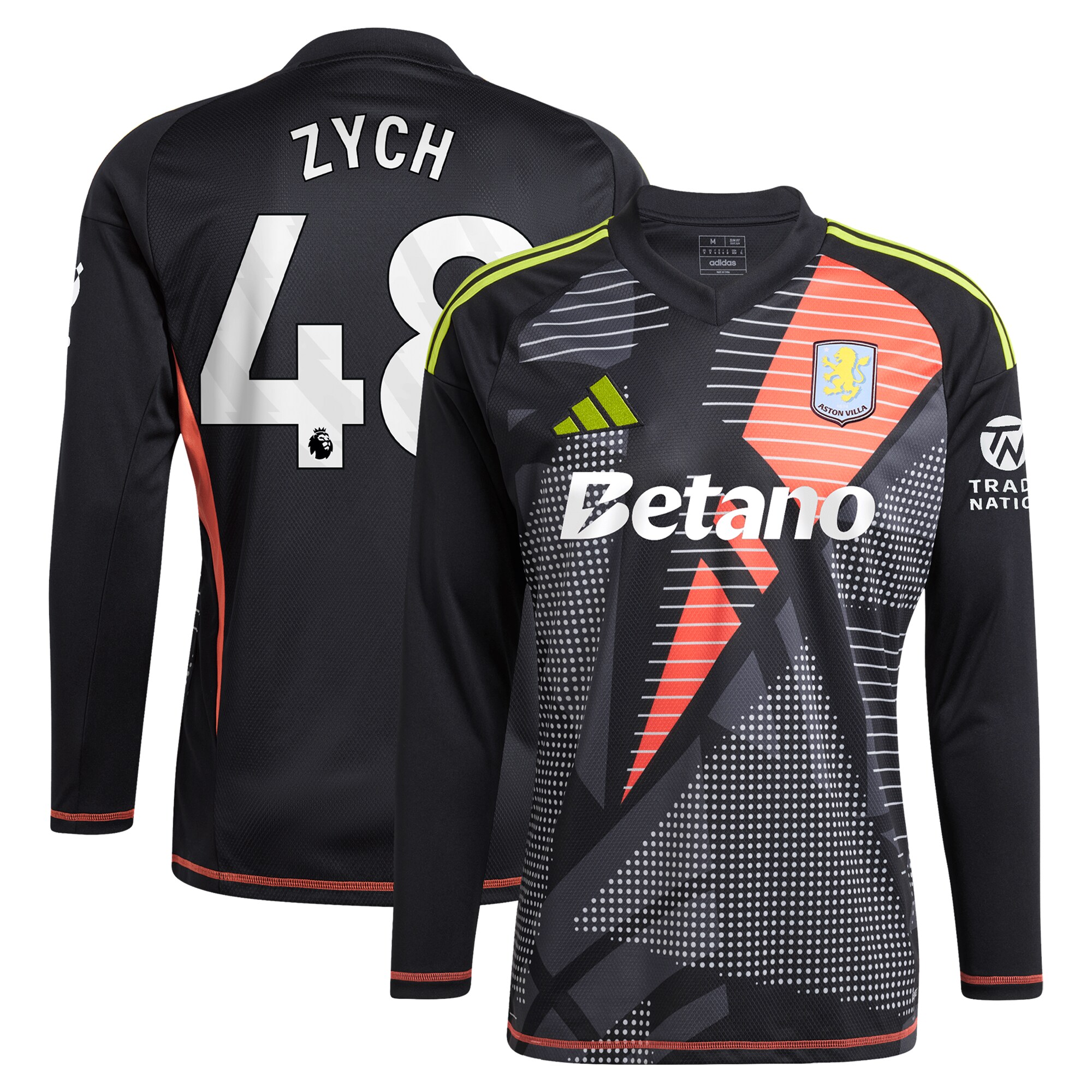 Explore the aston villa adidas goalkeeper shirt 2024-25 – long sleeve with zych 48 printing – 202153090 Collection of Aston Villa jerseys. Authentic, high-quality football shirts for every supporter, available worldwide.