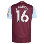 Explore the aston villa adidas home authentic shirt 2024-25 with a.garcía 16 printing Collection of Aston Villa jerseys. Authentic, high-quality football shirts for every supporter, available worldwide.