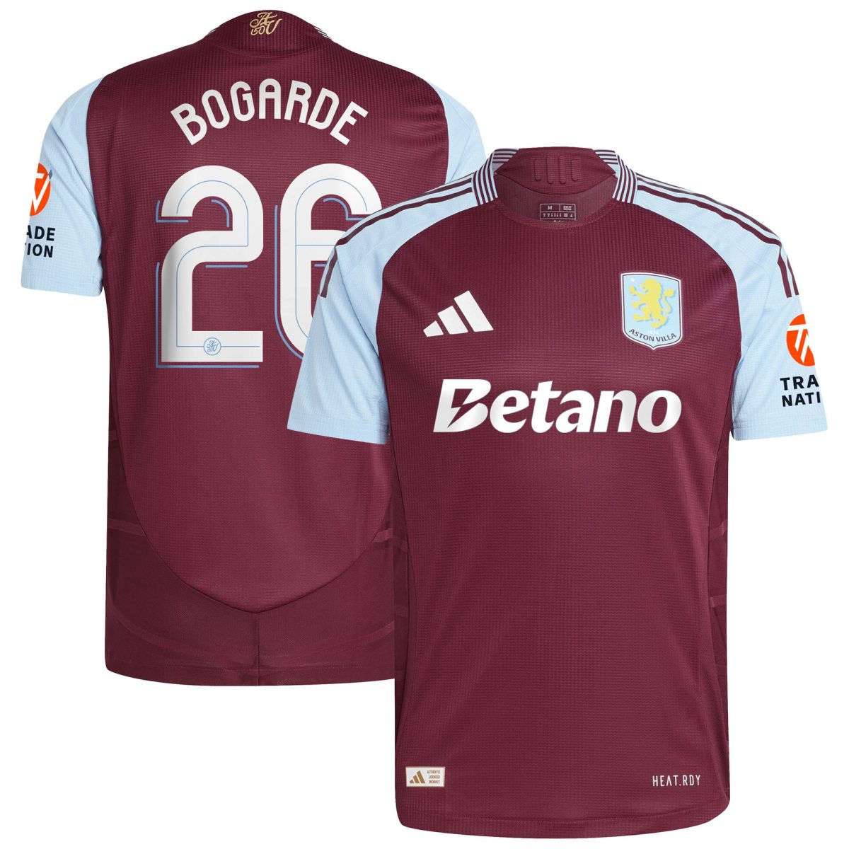 Explore the aston villa adidas home authentic shirt 2024-25 with bogarde 26 cup printing Collection of Aston Villa jerseys. Authentic, high-quality football shirts for every supporter, available worldwide.