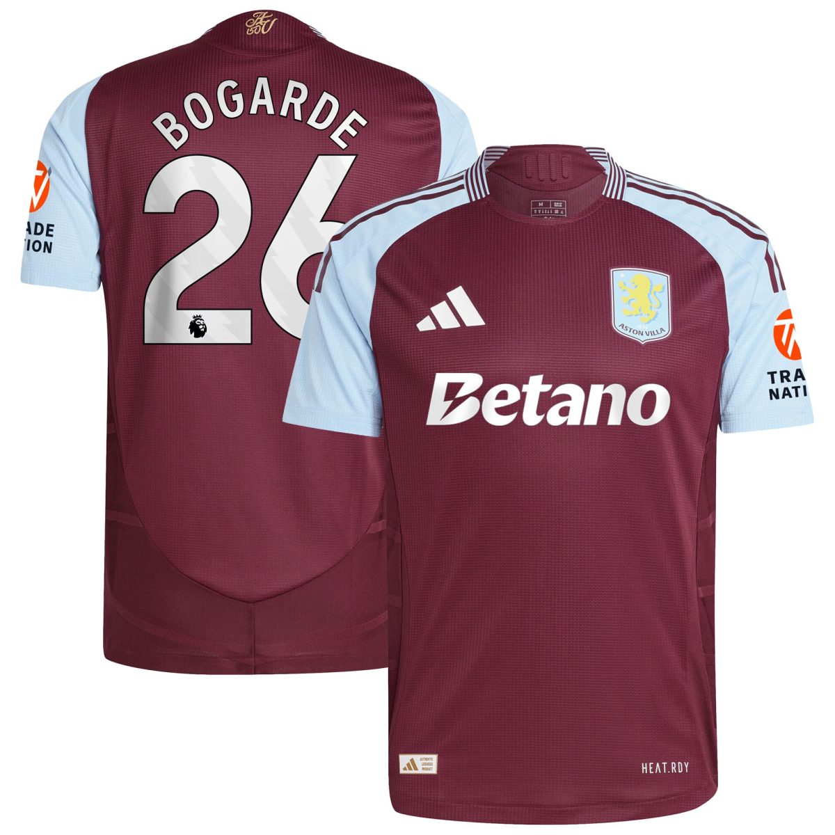 Explore the aston villa adidas home authentic shirt 2024-25 with bogarde 26 printing Collection of Aston Villa jerseys. Authentic, high-quality football shirts for every supporter, available worldwide.