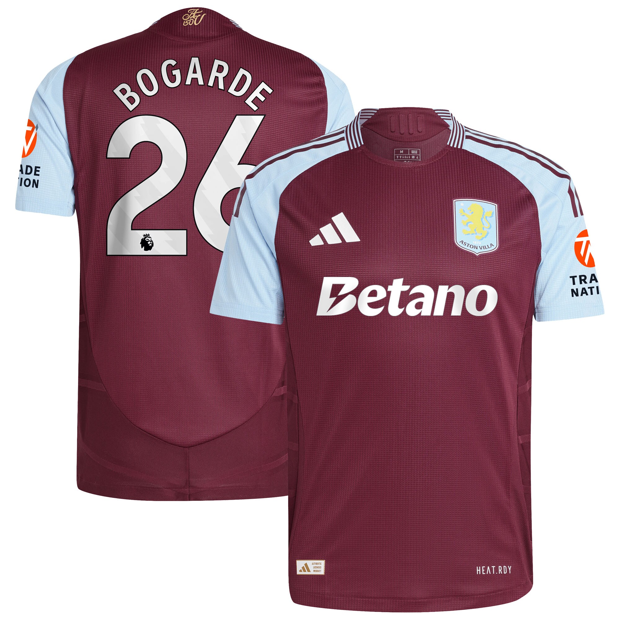 Explore the aston villa adidas home authentic shirt 2024-25 with bogarde 26 printing Collection of Aston Villa jerseys. Authentic, high-quality football shirts for every supporter, available worldwide.