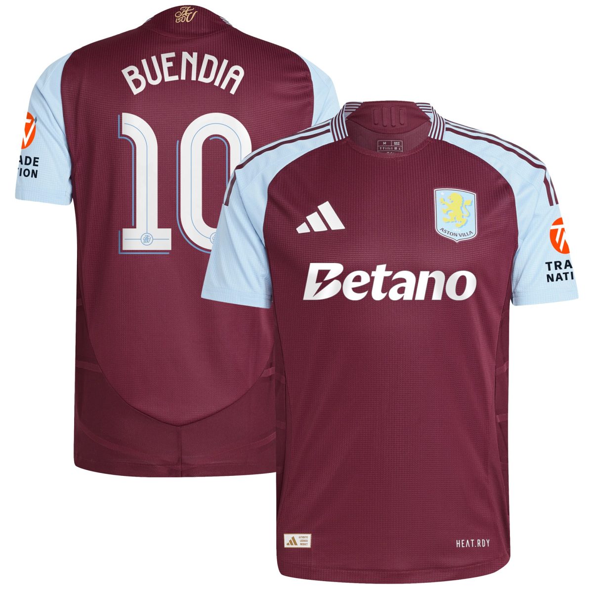 Explore the aston villa adidas home authentic shirt 2024-25 with buendia 10 cup printing Collection of Aston Villa jerseys. Authentic, high-quality football shirts for every supporter, available worldwide.