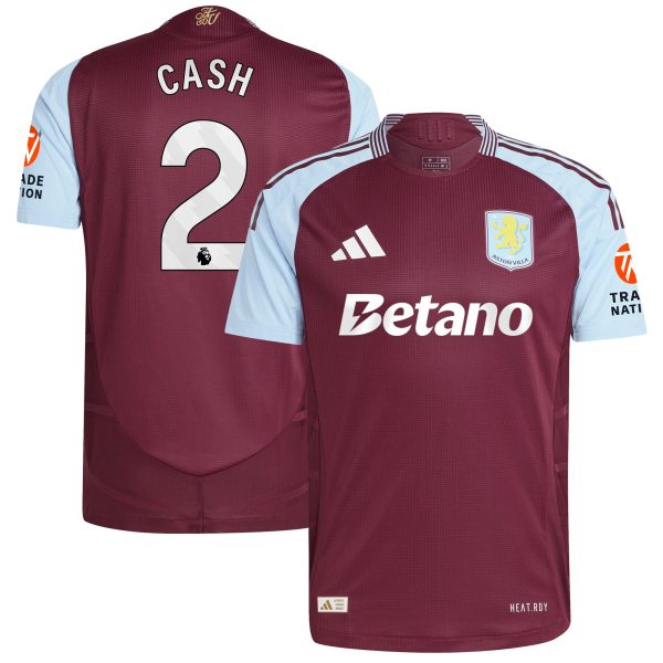 Explore the aston villa adidas home authentic shirt 2024-25 with cash 2 printing Collection of Aston Villa jerseys. Authentic, high-quality football shirts for every supporter, available worldwide.