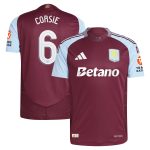 Explore the aston villa adidas home authentic shirt 2024-25 with corsie 6 cup printing Collection of Aston Villa jerseys. Authentic, high-quality football shirts for every supporter, available worldwide.