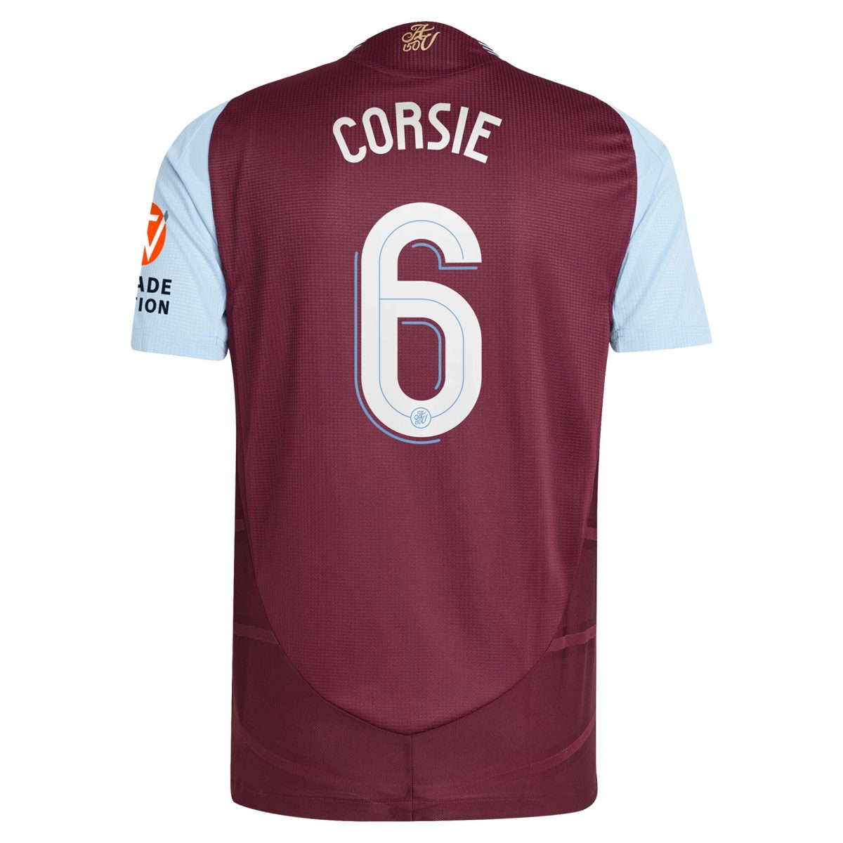 Explore the aston villa adidas home authentic shirt 2024-25 with corsie 6 cup printing Collection of Aston Villa jerseys. Authentic, high-quality football shirts for every supporter, available worldwide.