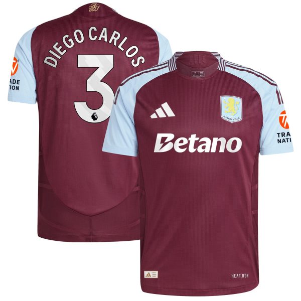 Explore the aston villa adidas home authentic shirt 2024-25 with diego carlos 3 printing Collection of Aston Villa jerseys. Authentic, high-quality football shirts for every supporter, available worldwide.