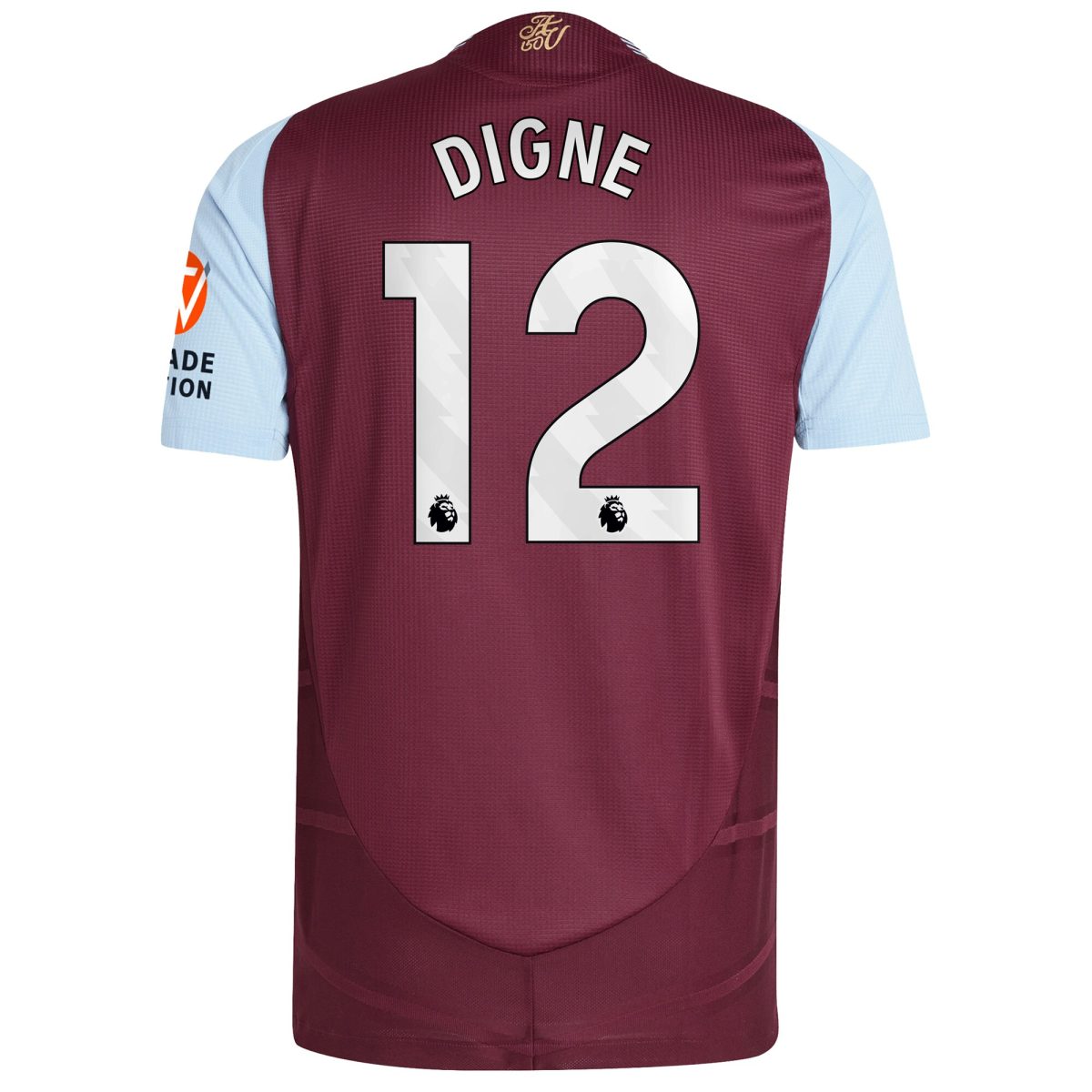 Explore the aston villa adidas home authentic shirt 2024-25 with digne 12 printing Collection of Aston Villa jerseys. Authentic, high-quality football shirts for every supporter, available worldwide.