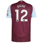 Explore the aston villa adidas home authentic shirt 2024-25 with digne 12 printing Collection of Aston Villa jerseys. Authentic, high-quality football shirts for every supporter, available worldwide.