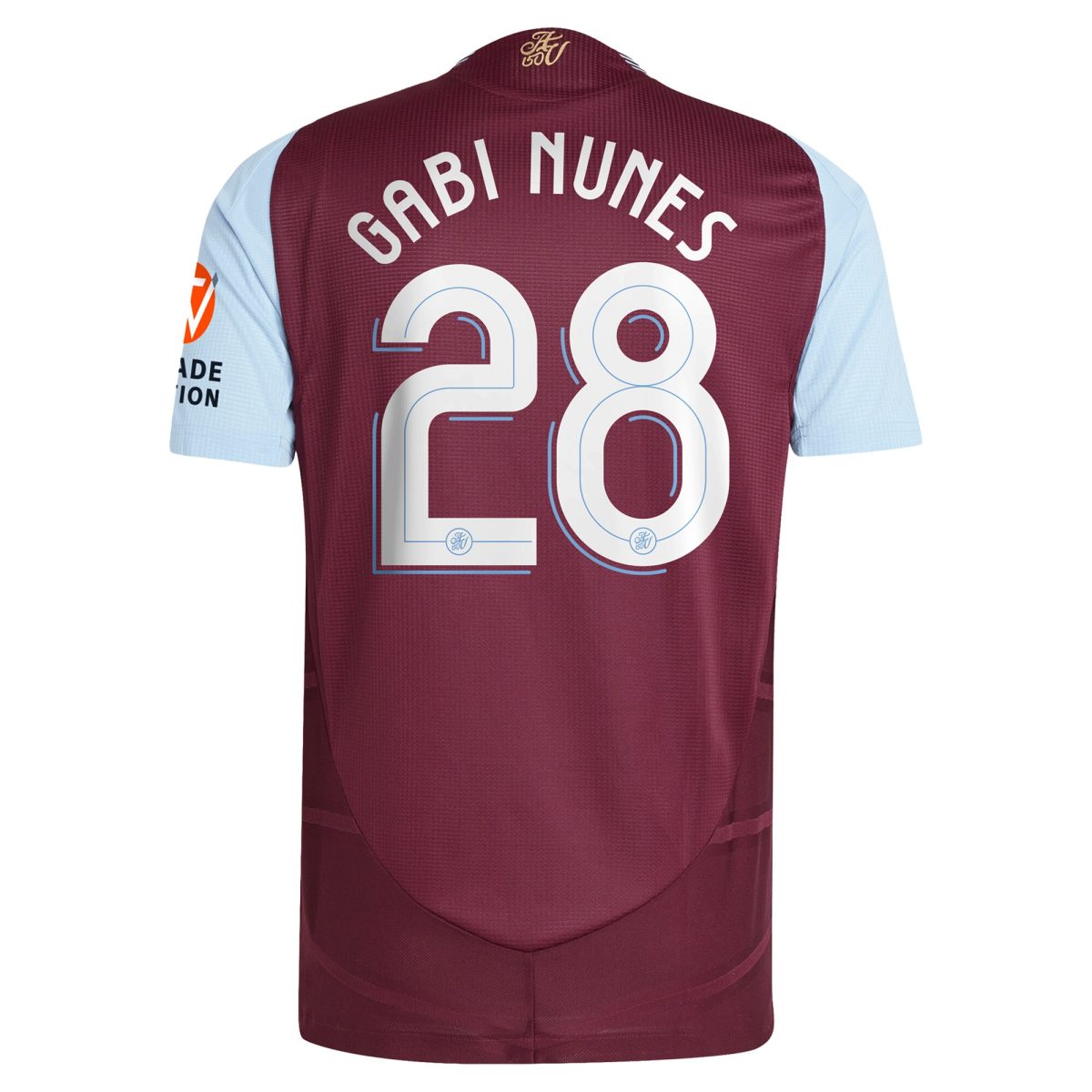 Explore the aston villa adidas home authentic shirt 2024-25 with gabi nunes 28 cup printing Collection of Aston Villa jerseys. Authentic, high-quality football shirts for every supporter, available worldwide.