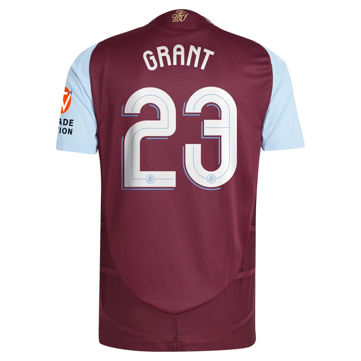 Explore the aston villa adidas home authentic shirt 2024-25 with grant 23 cup printing Collection of Aston Villa jerseys. Authentic, high-quality football shirts for every supporter, available worldwide.