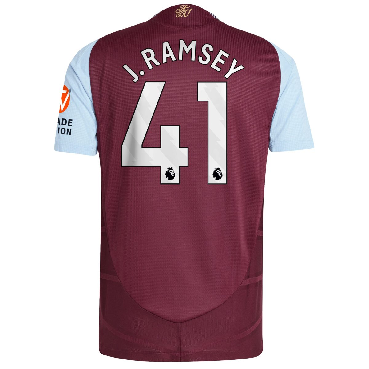 Explore the aston villa adidas home authentic shirt 2024-25 with j. ramsey 41 printing Collection of Aston Villa jerseys. Authentic, high-quality football shirts for every supporter, available worldwide.