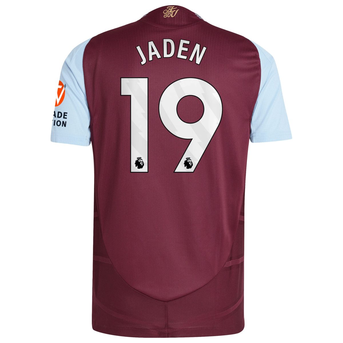 Explore the aston villa adidas home authentic shirt 2024-25 with jaden 19 printing Collection of Aston Villa jerseys. Authentic, high-quality football shirts for every supporter, available worldwide.