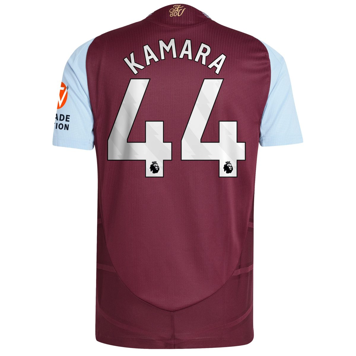 Explore the aston villa adidas home authentic shirt 2024-25 with kamara 44 printing Collection of Aston Villa jerseys. Authentic, high-quality football shirts for every supporter, available worldwide.