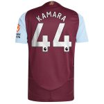 Explore the aston villa adidas home authentic shirt 2024-25 with kamara 44 printing Collection of Aston Villa jerseys. Authentic, high-quality football shirts for every supporter, available worldwide.