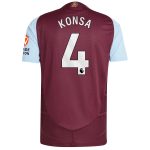 Explore the aston villa adidas home authentic shirt 2024-25 with konsa 4 printing Collection of Aston Villa jerseys. Authentic, high-quality football shirts for every supporter, available worldwide.