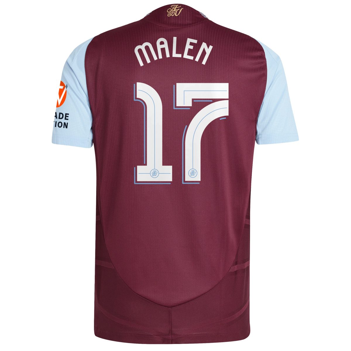Explore the aston villa adidas home authentic shirt 2024-25 with malen 17 cup printing Collection of Aston Villa jerseys. Authentic, high-quality football shirts for every supporter, available worldwide.