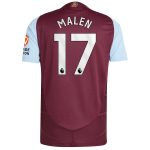 Explore the aston villa adidas home authentic shirt 2024-25 with malen 17 printing Collection of Aston Villa jerseys. Authentic, high-quality football shirts for every supporter, available worldwide.