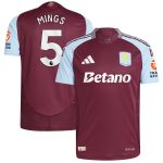 Explore the aston villa adidas home authentic shirt 2024-25 with mings 5 printing Collection of Aston Villa jerseys. Authentic, high-quality football shirts for every supporter, available worldwide.