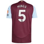 Explore the aston villa adidas home authentic shirt 2024-25 with mings 5 printing Collection of Aston Villa jerseys. Authentic, high-quality football shirts for every supporter, available worldwide.