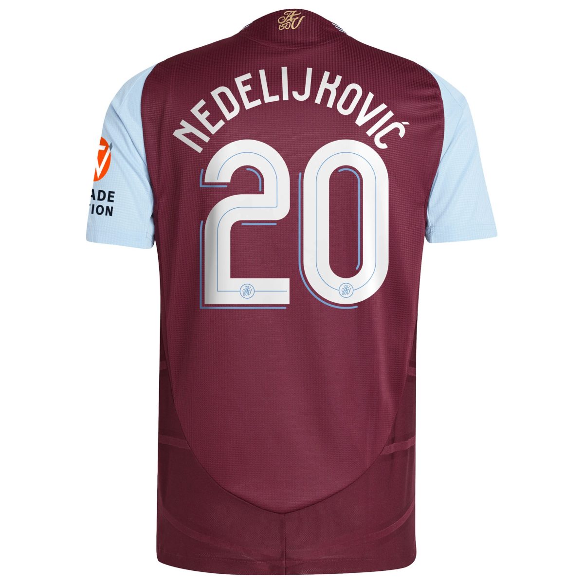 Explore the aston villa adidas home authentic shirt 2024-25 with nedeljković 20 cup printing Collection of Aston Villa jerseys. Authentic, high-quality football shirts for every supporter, available worldwide.