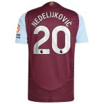 Explore the aston villa adidas home authentic shirt 2024-25 with nedeljković 20 printing Collection of Aston Villa jerseys. Authentic, high-quality football shirts for every supporter, available worldwide.