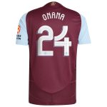 Explore the aston villa adidas home authentic shirt 2024-25 with onana 24 cup printing Collection of Aston Villa jerseys. Authentic, high-quality football shirts for every supporter, available worldwide.