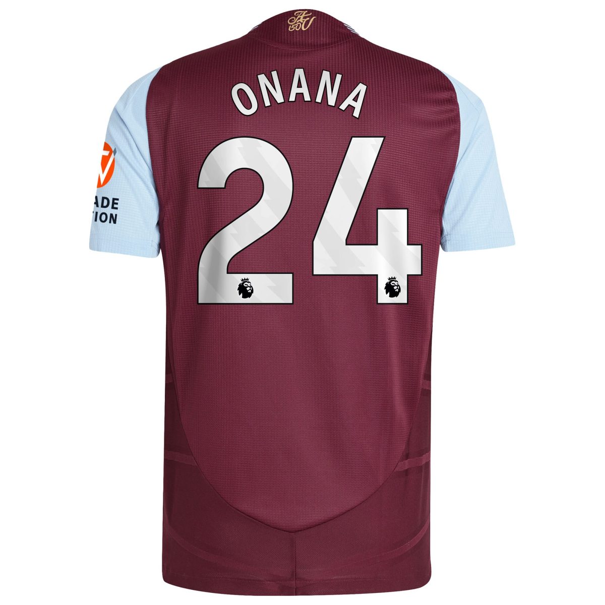 Explore the aston villa adidas home authentic shirt 2024-25 with onana 24 printing Collection of Aston Villa jerseys. Authentic, high-quality football shirts for every supporter, available worldwide.