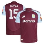 Explore the aston villa adidas home authentic shirt 2024-25 with parker 15 cup printing Collection of Aston Villa jerseys. Authentic, high-quality football shirts for every supporter, available worldwide.