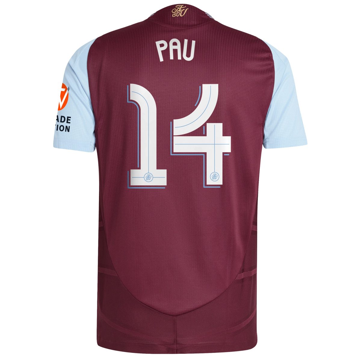 Explore the aston villa adidas home authentic shirt 2024-25 with pau 14 cup printing Collection of Aston Villa jerseys. Authentic, high-quality football shirts for every supporter, available worldwide.