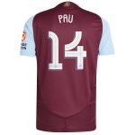 Explore the aston villa adidas home authentic shirt 2024-25 with pau 14 cup printing Collection of Aston Villa jerseys. Authentic, high-quality football shirts for every supporter, available worldwide.