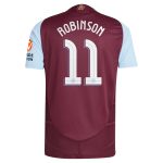 Explore the aston villa adidas home authentic shirt 2024-25 with robinson 11 cup printing Collection of Aston Villa jerseys. Authentic, high-quality football shirts for every supporter, available worldwide.